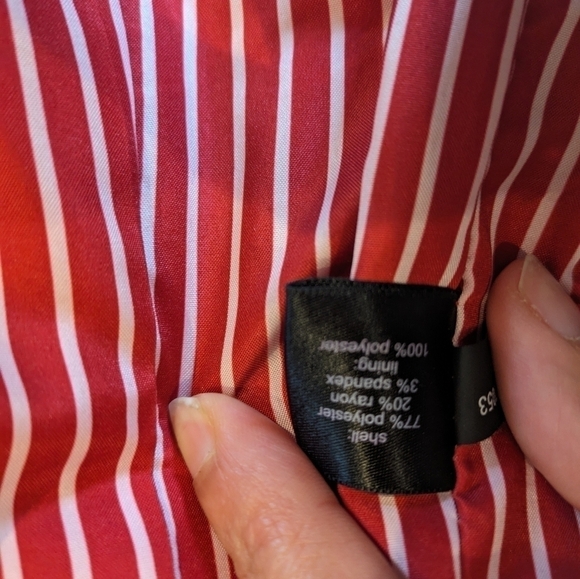 "The  Limited" Red color Jacket with pockets - Picture 4 of 7